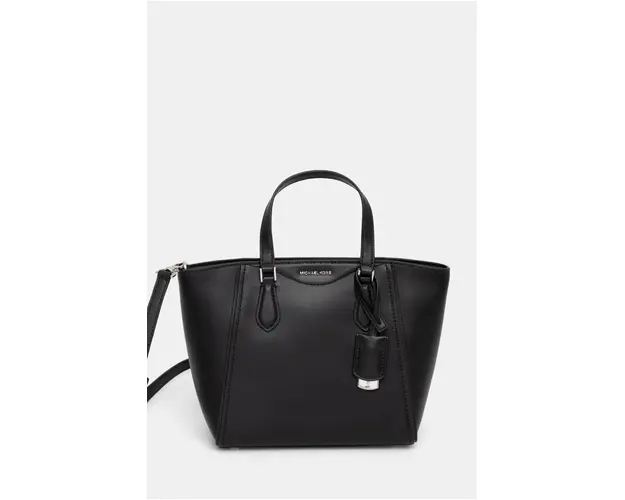 MICHAEL Michael Kors poseta de piele culoarea negru, 32F4STBC1L
