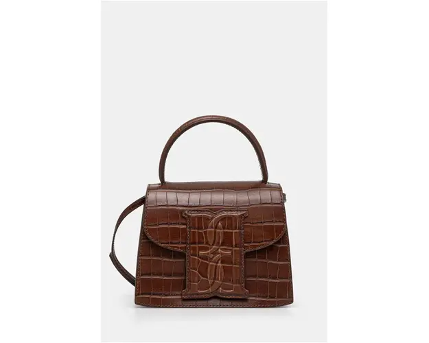 By Malene Birger poseta de piele RAMIL culoarea maro, Q72622004