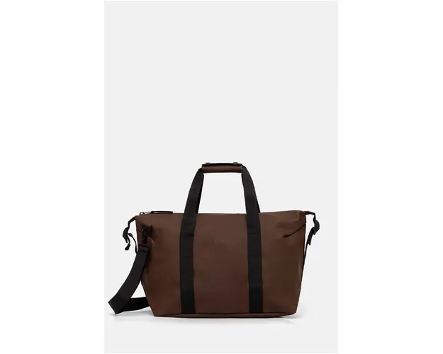 Rains geanta Hilo Weekend Bag Small W3 culoarea maro, 14220-23