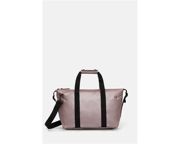 Rains geanta Hilo Weekend Bag Small W3 culoarea roz, 14220-37