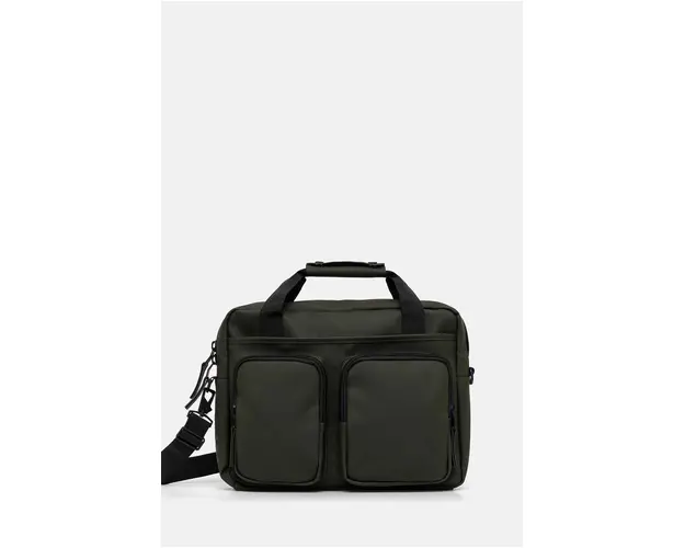 Rains geanta Texel Tech Bag W3 culoarea verde, 14250-03