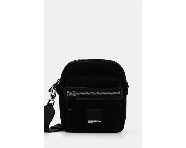 Karl Lagerfeld Jeans borseta culoarea negru, 246D3074