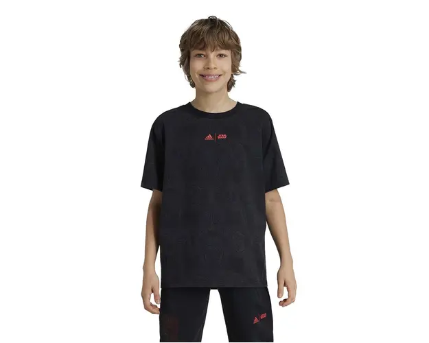 adidas tricou copii J SW ZNE T culoarea negru, modelator, IV9637