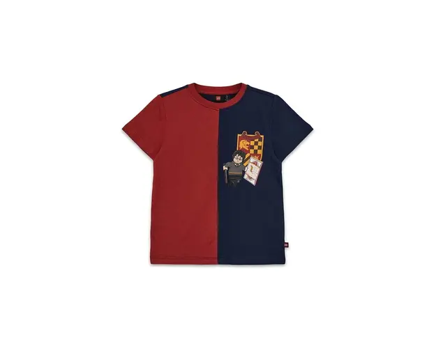 Lego tricou de bumbac pentru copii LWTANO 707 culoarea bordo, modelator, 12011309