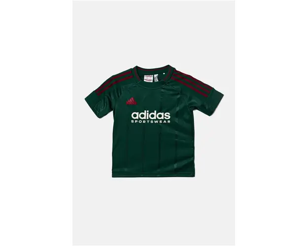 adidas tricou copii J NP TEE culoarea verde, cu imprimeu, IW0890