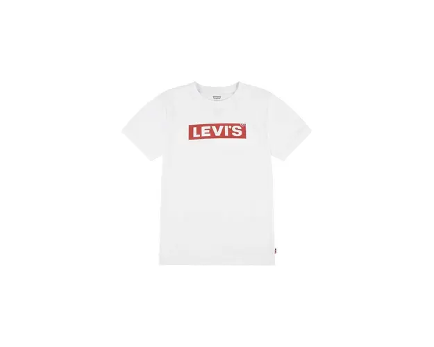 Levi's tricou copii BOXTAB TEE culoarea alb, cu imprimeu, 9EJ764
