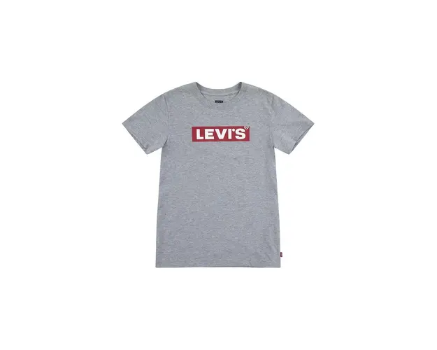 Levi's tricou copii BOXTAB TEE culoarea gri, cu imprimeu, 9EJ764