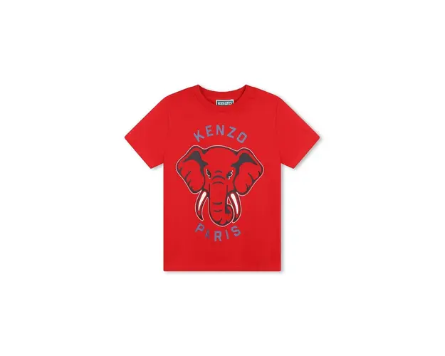 Kenzo Kids tricou de bumbac pentru copii culoarea rosu, cu imprimeu, K60748