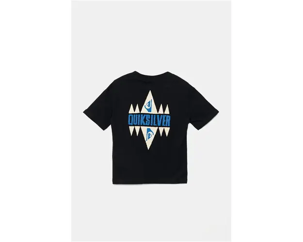 Quiksilver tricou din bumbac GEO QUIK SS culoarea negru, cu imprimeu, EQBZT04773