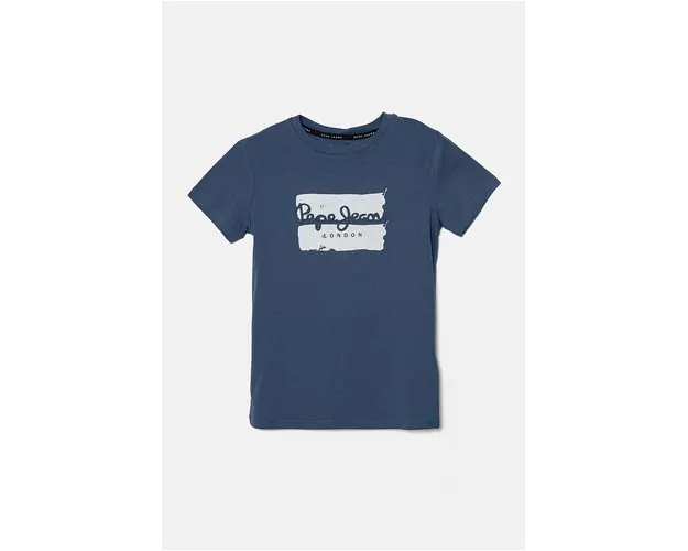 Pepe Jeans tricou de bumbac pentru copii BAIRON cu imprimeu, PB503905