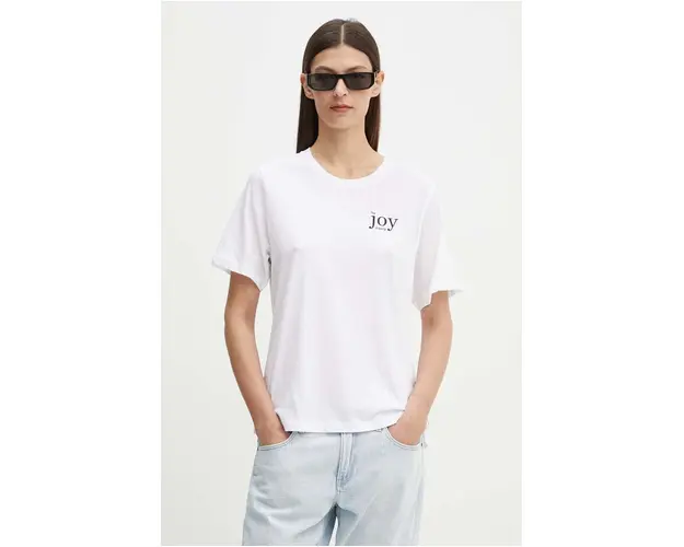 Marc O'Polo tricou din bumbac femei, culoarea alb, 406206751089