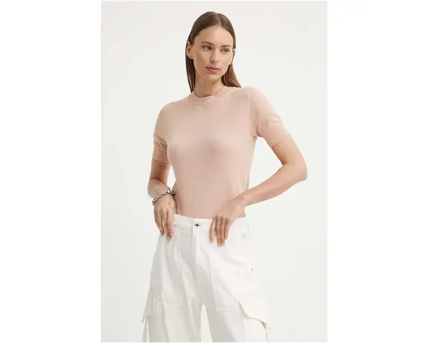 G-Star Raw tricou din bumbac femei, culoarea roz, D24604-D597