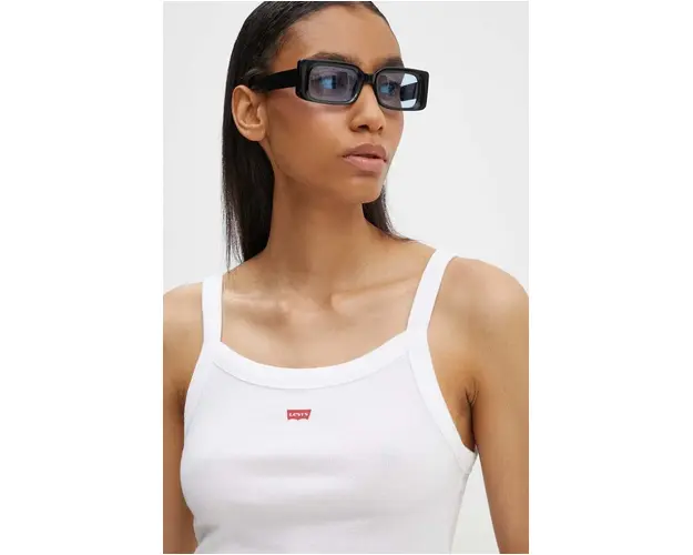 Levi's top femei, culoarea alb, A7420