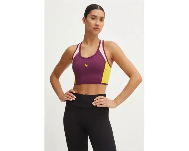 United Colors of Benetton sutien culoarea violet, modelator, 330X3H00C