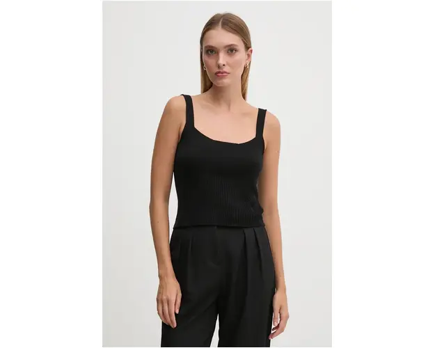 United Colors of Benetton bluza femei, culoarea negru, neted, 1090DH019