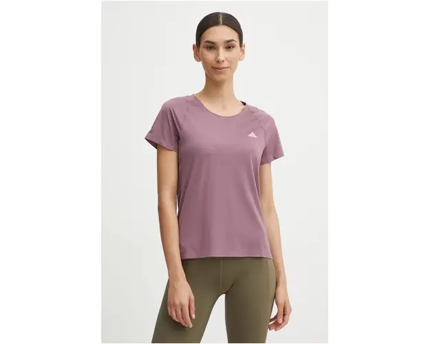adidas Performance tricou de alergare Adizero culoarea violet, IM8582