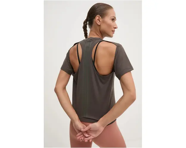 adidas Performance tricou de antrenament Strength culoarea verde, IW3158