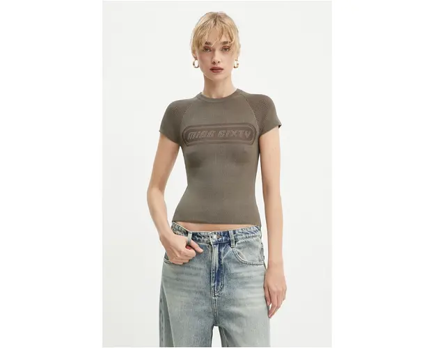 Miss Sixty tricou femei, culoarea verde, 6L3RJ4880000