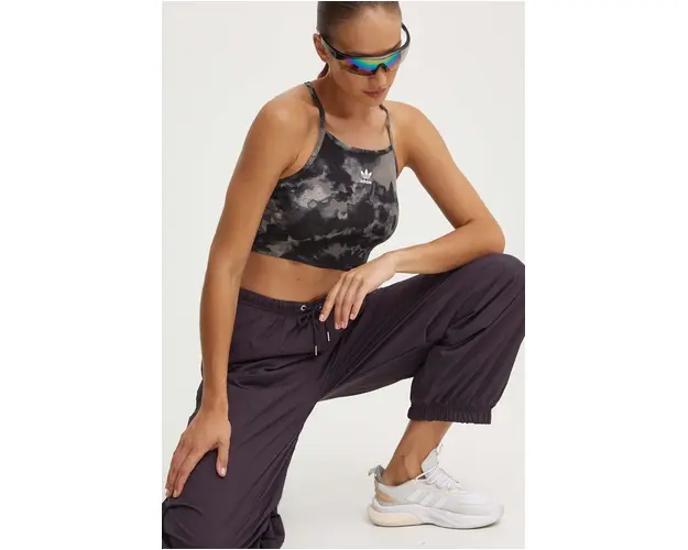 adidas Originals top femei, culoarea negru, IW0837