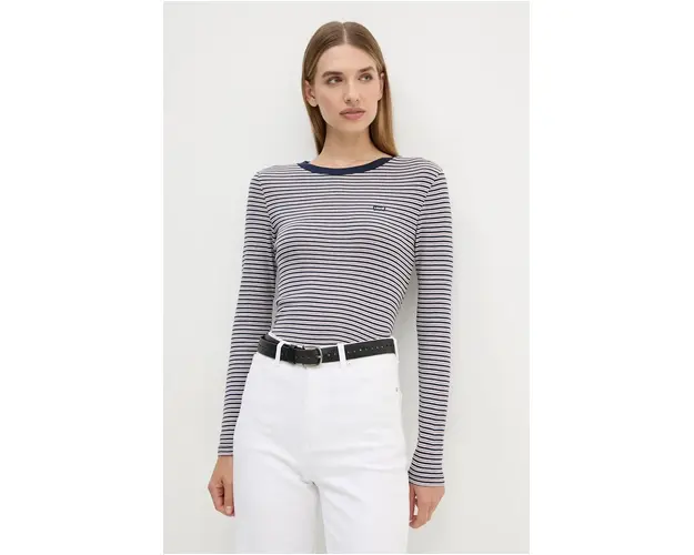Levi's longsleeve femei, culoarea albastru marin, 000KL