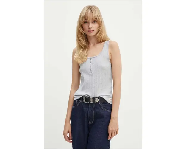 Levi's top femei, culoarea gri, A8776