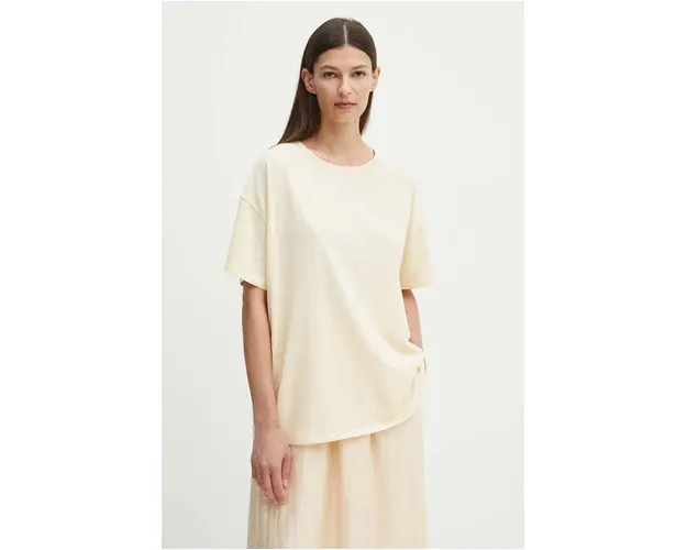 American Vintage tricou femei, culoarea bej, PYM02AH24