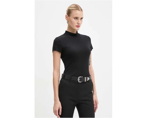 IRO tricou femei, culoarea negru, WP19ABELLE