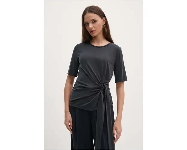 Sisley tricou culoarea negru, 350XL106A