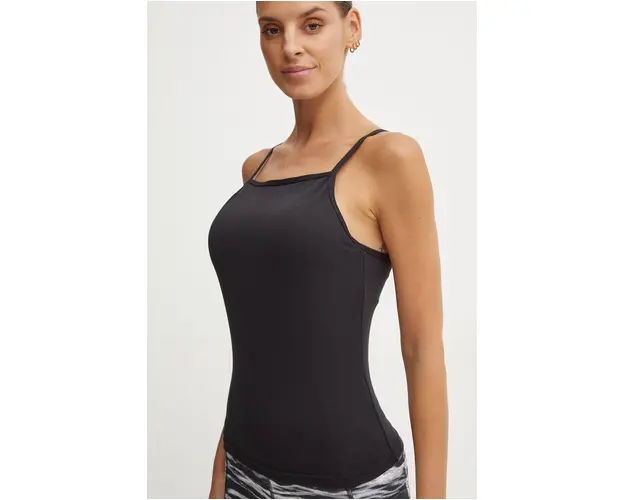 adidas Performance top de yoga Yoga culoarea negru, IS6712