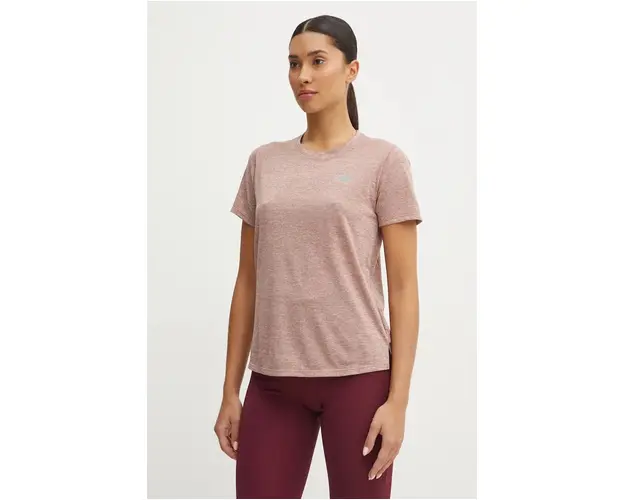 New Balance tricou de antrenament Athletics culoarea roz, WT41253SWA