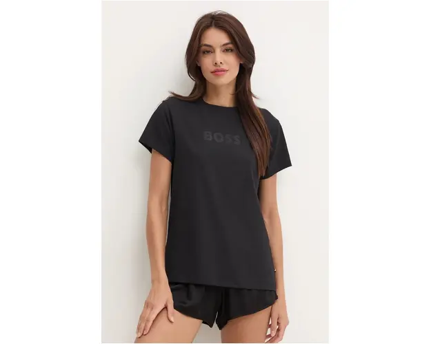 BOSS tricou lounge culoarea negru, 50527303