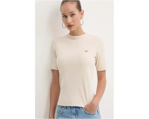 Dickies tricou MARYSVILLE femei, culoarea bej, DK0A4YHD