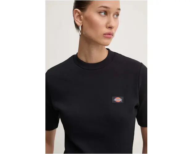 Dickies tricou MARYSVILLE femei, culoarea negru, DK0A4YHD
