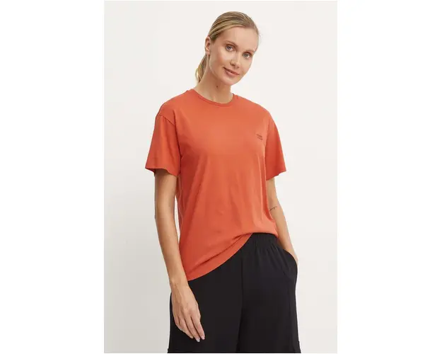 Napapijri tricou din bumbac S-Nina femei, culoarea portocaliu, NP0A4H87R1B1