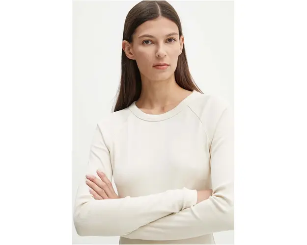 G-Star Raw longsleeve femei, culoarea bej, D25026-D850