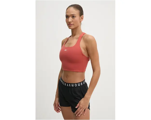 Reebok top de antrenament LUX Collection culoarea roz, 100205822