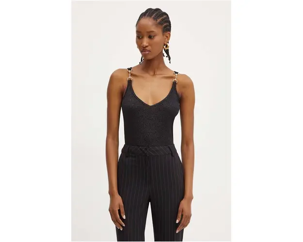 Morgan top DELIA femei, culoarea negru, DELIA