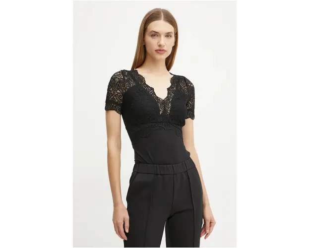 Morgan body DANAEL femei, culoarea negru, neted, DANAEL