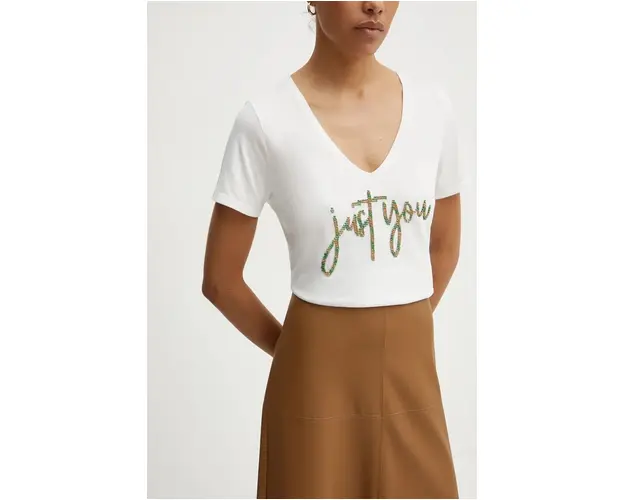 Morgan tricou DCLUB femei, culoarea alb, DCLUB