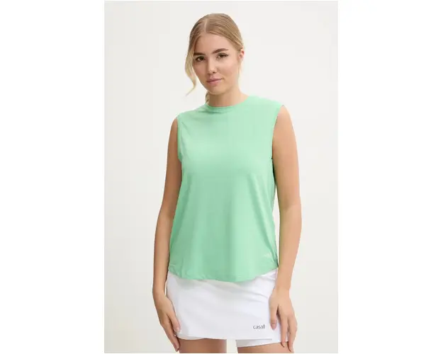 Casall top de antrenament Laser Mesh culoarea verde, 24104