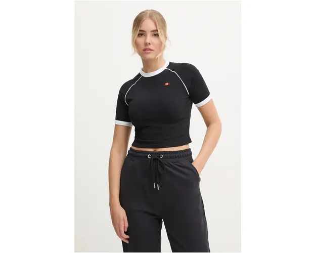 Ellesse tricou CHEVALIER femei, culoarea negru, SGX20927
