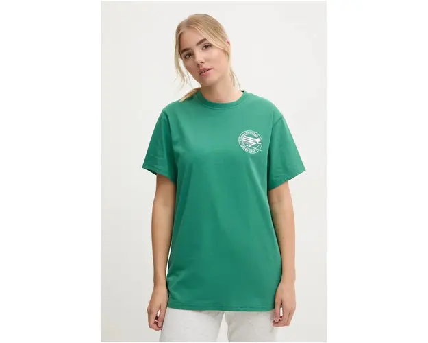 Ellesse tricou din bumbac MERIBEL femei, culoarea verde, SGX20906