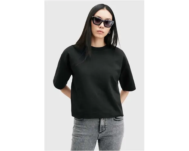 AllSaints tricou din bumbac TILLIE TEE femei, culoarea negru, W050JA