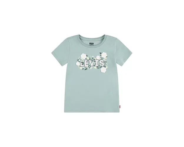 Levi's tricou de bumbac pentru copii WILDFLOWERS BATWING TEE culoarea turcoaz, 3EL036