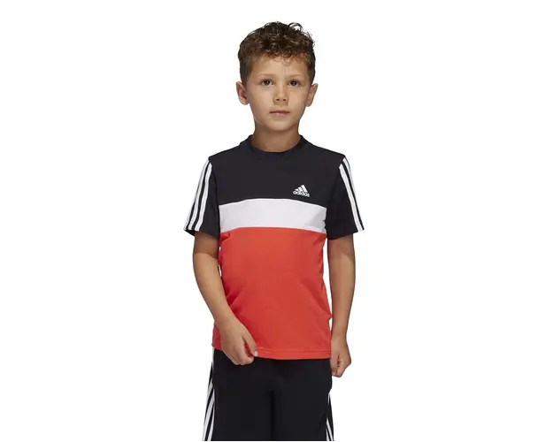 adidas tricou de bumbac pentru copii LK 3S TIB T culoarea rosu, modelator, IV7443