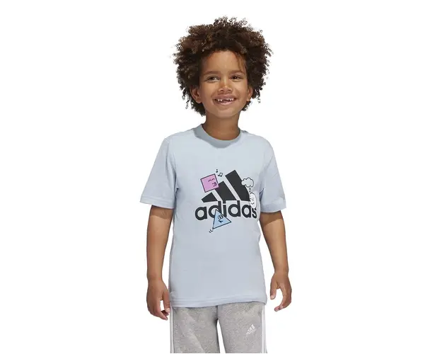 adidas tricou de bumbac pentru copii POS TABLE LK cu imprimeu, IZ0443