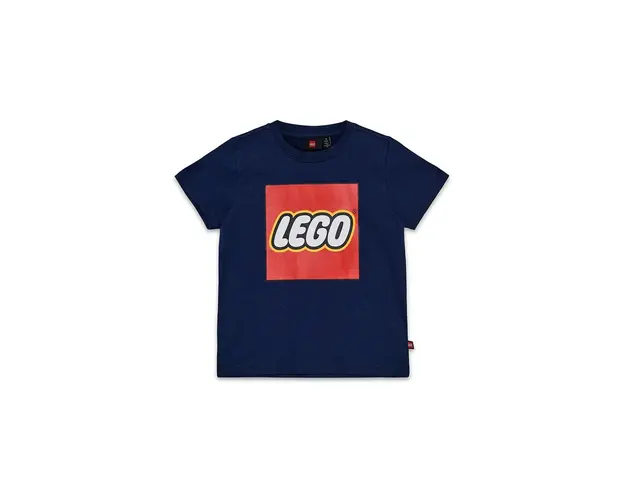 Lego tricou de bumbac pentru copii LWTANO 631 culoarea albastru marin, cu imprimeu, 12011363