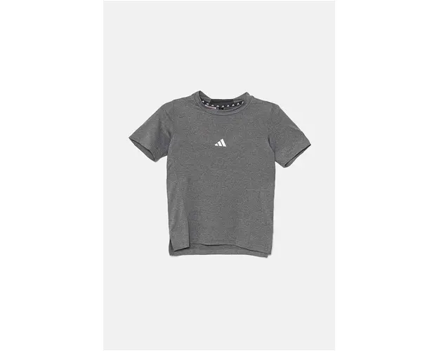 adidas tricou copii J HEA TEE culoarea gri, melanj, IN1657