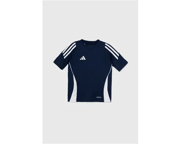 adidas Performance tricou copii TIRO24SYY culoarea albastru marin, cu imprimeu, IS1029