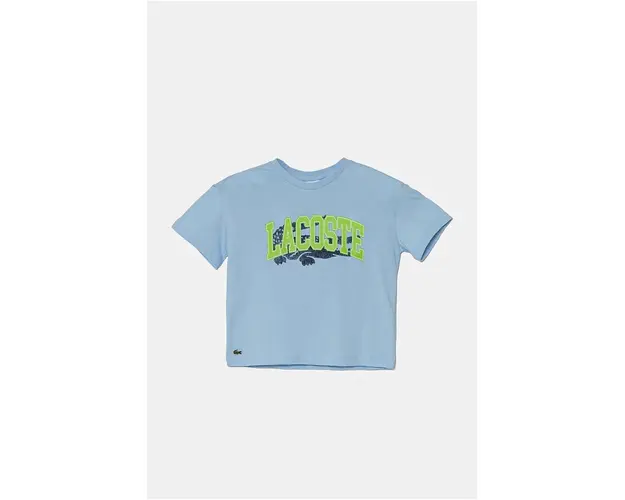 Lacoste tricou de bumbac pentru copii cu imprimeu, TJ2444